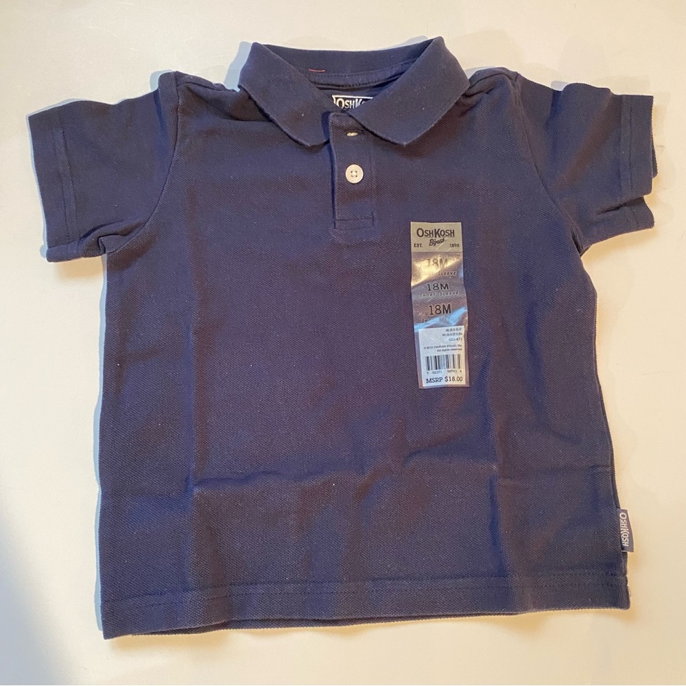 NWT Boy’s OshKosh Short Sleeve Polo